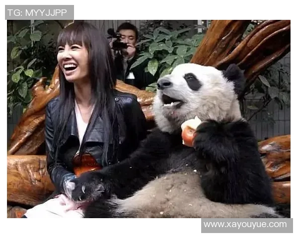 足球明星亲临熊猫基地与可爱熊猫互动传递环保理念